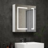 Mepplzian Large LED Bathroom Mirror Cabinet Touch Switch 3 Colors
