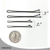 Donna 2-Inch Bobby Pins for Women - 300PCS Black Hair