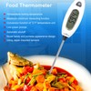 Food Thermometer Digital LCD Display Stainless Steel Probe for Home