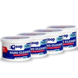 GOOP Original Multi-Purpose Waterless Hand Cleaner and Stain Remover - 14 oz Can (Pack of 4)