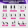 FINYQBET Ligas de Resistencia para Ejercicio 18PCS(Bandas+Bandas Pierna+Asas+Tobilleras+Anclaje), Resistencia Combinable