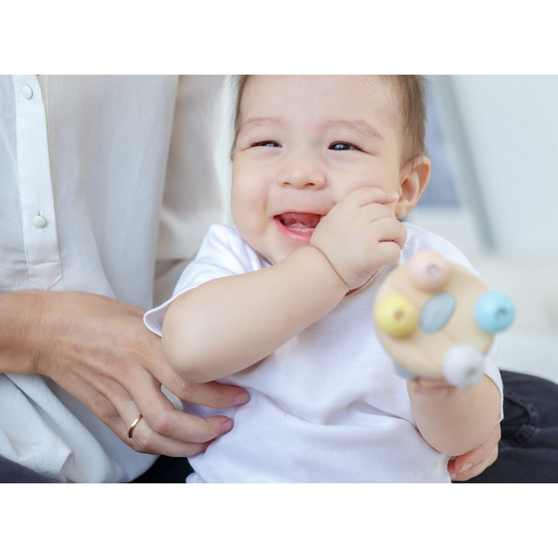 PlanToys - Bell Rattle - Pastel