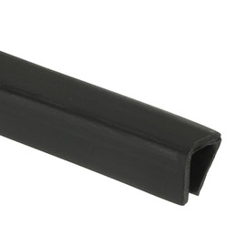 PATIKIL 3/8" Rubber Edge Trim, 10 ft Flexible U Channel Edge Guard Protector for Keen Edge, Sheet Metal, Car Doors, Hatches, Table Corners, Black