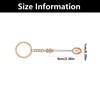 4 PCS Mini Spoon Keyring, Small Tiny Spoons, Mini Crown
