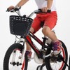 Dovhmoh Kids Bicycle Basket, Children Plastic Front Handlebar Bike Basket