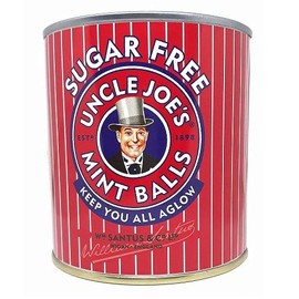 Uncle Joes Sugar Free Mint Balls Tin 120g (Pack of 3)