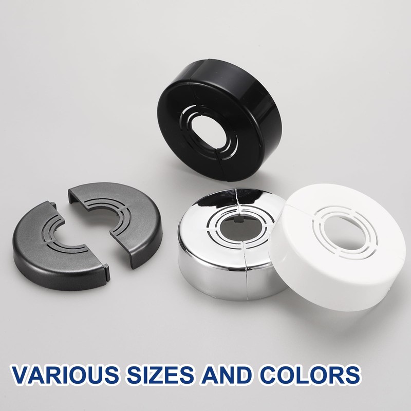 uxcell Wall Split Flange, 2 Pcs 70x25 mm - Cuttable