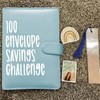 CLOUDSEA 100 Envelope Challenge Binder, Money Saving Challenge Book -