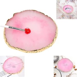 Paleta Piedra Bandeja Para Mano Alzada Pintura - Decoración