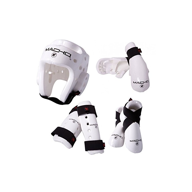 Macho Dyna 7 Piece Sparring Gear Set with shin Guards
