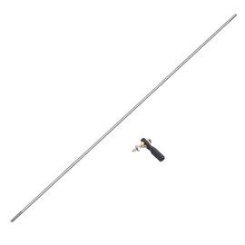 MECCANIXITY 10pcs M2x250mm Push Rod Connector Stainless Steel Rod Linkage, 10pcs M2 2.0xL19mm Lever Steering Linkage Tie Rod End Ball Head End