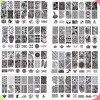 Dolores 10 Sellos Uñas Decoración:8 Placas Uñas,estampador,raspador