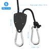 4pcs Pulley Ratchets Heavy Duty Rope Clip Hanger Adjustable Lifting