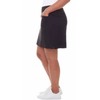 SC&CO Women's Comfortable Stretch Double wraparoand Skort (S, Black)