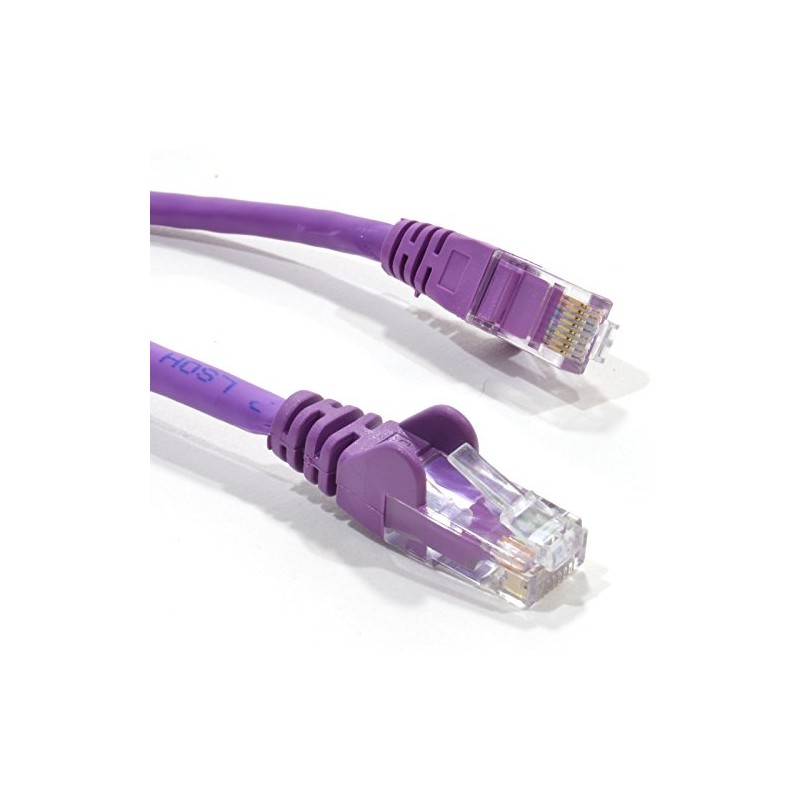 kenable C6 CAT6-CCA UTP RJ45 Ethernet LSZH Networking Cable Purple