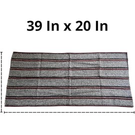 Mexican Mopping Cloth | Traditional Cotton Cleaning Cloths | Durable, Washable & Versatile (19 x 39 in) Set of 8 (Blue)