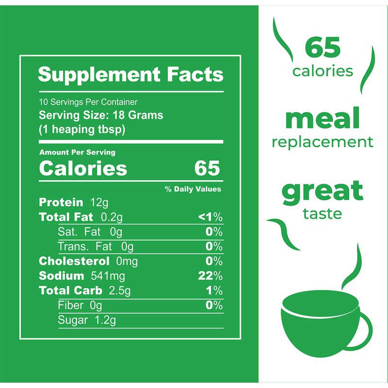 InstaBroth, Bone Broth Powder with Grass Fed, Pasture Raised Collagen