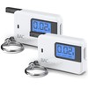 BACtrack Go Keychain Breathalyzer - White (2 Pack) | Ultra-Portable