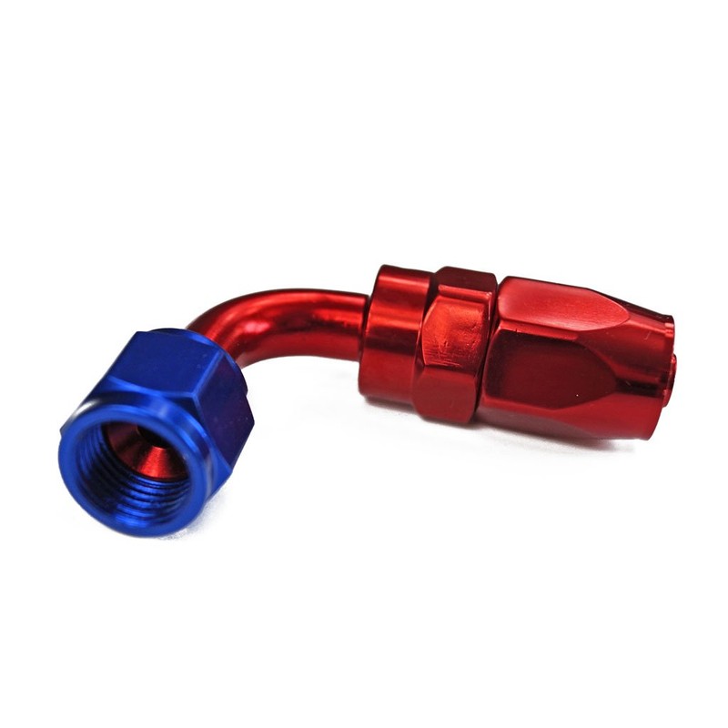 Aluminium Fitting 90Á Connector in AN6, Dash6, D-06, 9/16 Inch