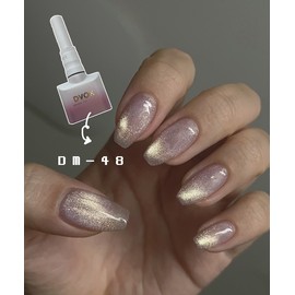 Chilling Magnet Gel One Color Handmade Nail Tips - Square / 칠링 자석젤 원컬러 수제네일팁 - 스퀘어