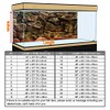 VIP.LINE Rock Wall Aquarium Background Poster PVC Fish Tank Decor