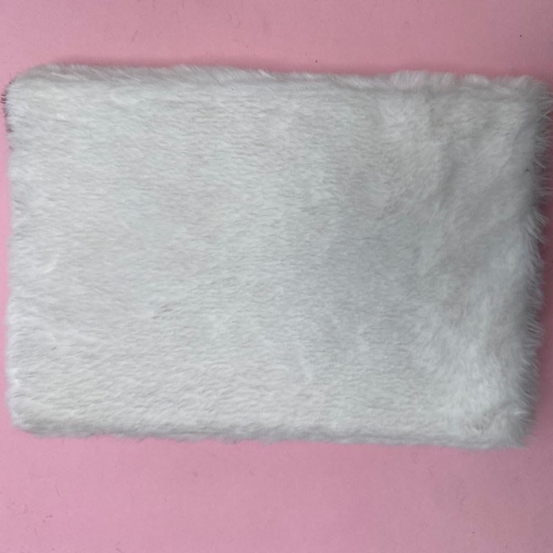 NUOBESTY Plush Notebook, Faux Fur Notebook for Kids, Panda Pattern