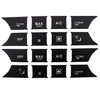Priprilod Door Steering AC Window Repair Button Kit Decal Stickers
