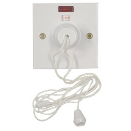 Eagle Ceiling Pull Switch with 45 A Neon