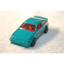 HOT WHEELS  1986 TEAL TOYOTA COROLLA AE-86 DRIFT CAR  W/ GRAY 5 SPOKE RIMS