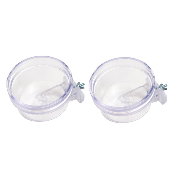 Lixit Quick Lock Removable Cage Bowl Sets for Rabbits, Birds,