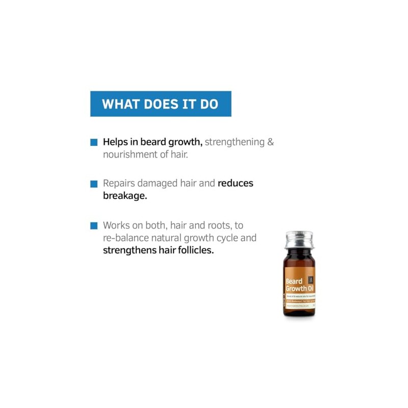 Glamorous Hub - Ustraa Aceite crecimiento de la barba -