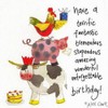 Farm Animals Luxury Birthday Card 'Acrobats' by Alex Clark
