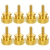sourcing map 8Pcs M3x10 Aluminum Thumb Screws, 12x20mm(ODxH) Computer Case