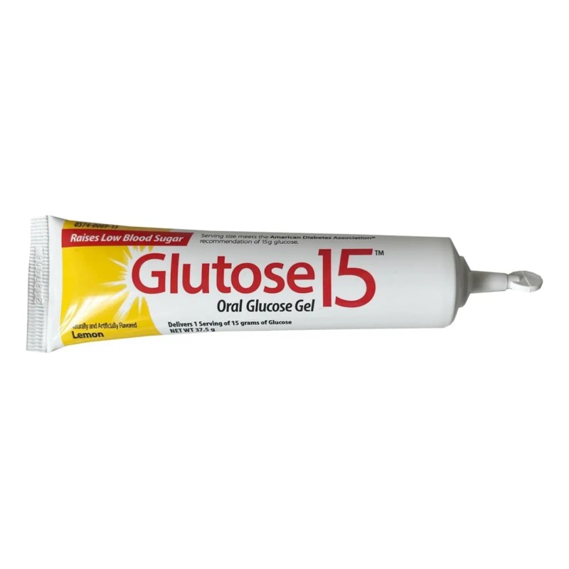 3tubos Glutose15 Rápida Control Glucosa Azúcar Energía Limon