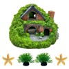 GOFYLIN Fish Tank Decorations kit, Aquarium Decor Hobbit House x