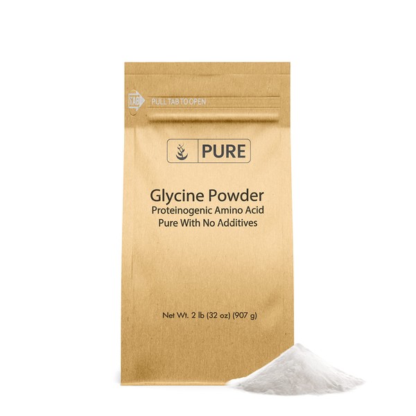 Pure Original Ingredients Glycine Powder (2lb) Non-GMO, Non-Essential Amino Acid, Allergen-Free