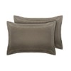 Divine Textiles Pillow Cases Oxford Pair, Grey