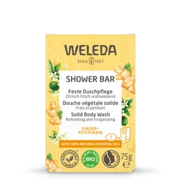 Weleda Ginger and Petitgrain Shower Bar, Clear
