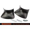Schmutzfänger Set 2X Spritzschutz Schmutzschutz für Schutzblech, Kunststoff schwarz +