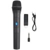 Black ABS Plastic Professional Universal Handheld VHF Wireless Microphone USB