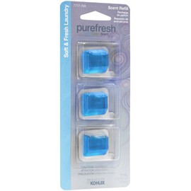 KOHLER K-7731-NA Refill Scent Packs for Purefresh Toilet Seat, Soft and Fresh Laundry