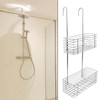 Antrader Hanging Shower Rack,Shower Caddy Hanging with Hooks,Hung on the