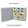 Baby Milestone Keepsake Storage Box: Track Treasured Memories - A