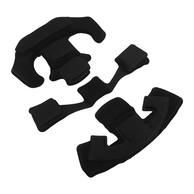 Helmet Lining Set Nylon Sponge Helmet Pads Chin Strap Replacement