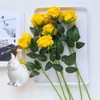 Hawesome 12PCS Artificial Silk Flowers Realistic Roses Bouquet Long Stem