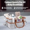 Melliberry Baby Diaper Caddy Changing Table Organizer - Baby Basket