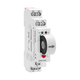 Buyweek Current Monitoring Relay 2A-20A Current Adjustable Over/Under Current Monitoring Relay Rated Supply Voltage: AC/DC 24V-240V (GRI8-05B AC/DC Monitoring)