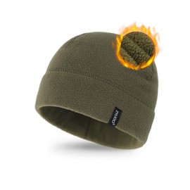 Zylioo XL-XXL Fleece Skull Cap for Big/Small Heads,Cycling Cap Under Helmet,Helmet Liner Cap,Runing Beanie