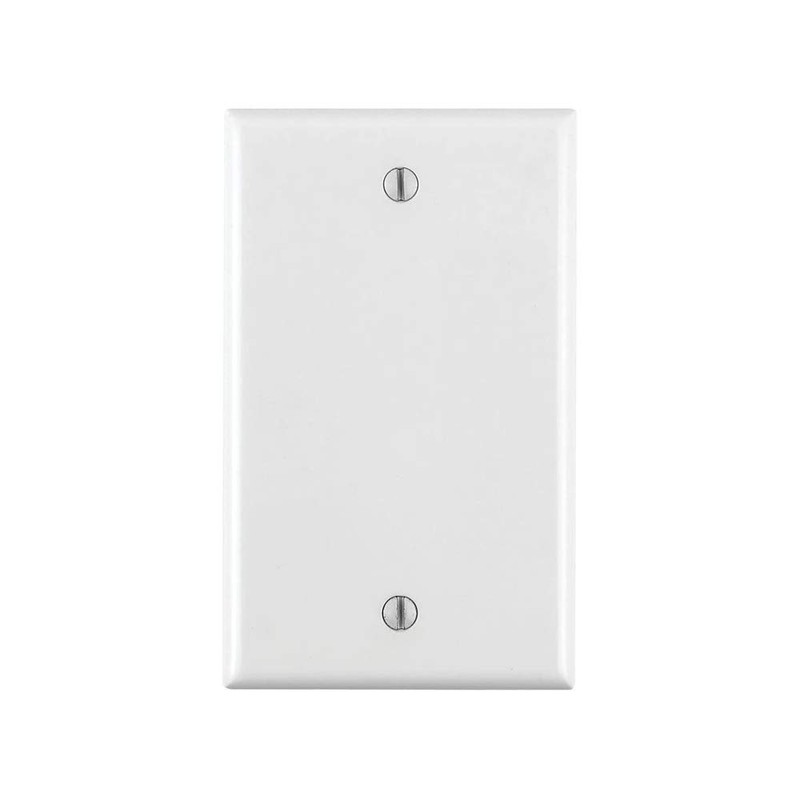 axGear Blank No Device Plate Outlet Cover Single Gang Standard