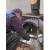 Chimney Cleaning Brush with Standard 1/4" NPT End Fitting -
